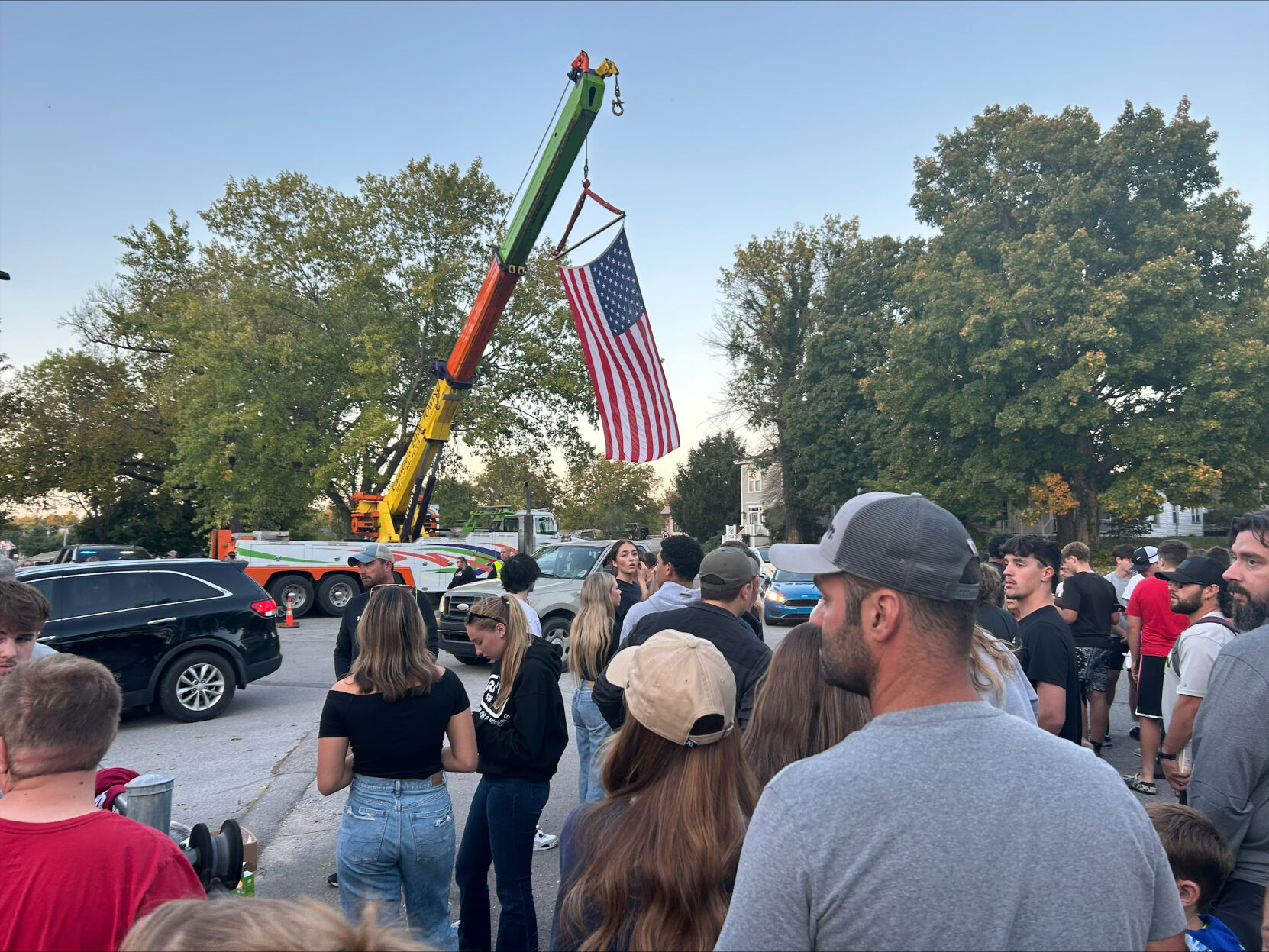 IMAGES | Vigil in Corydon, Ind. honors 18-year-old killed at Harvest Homecoming